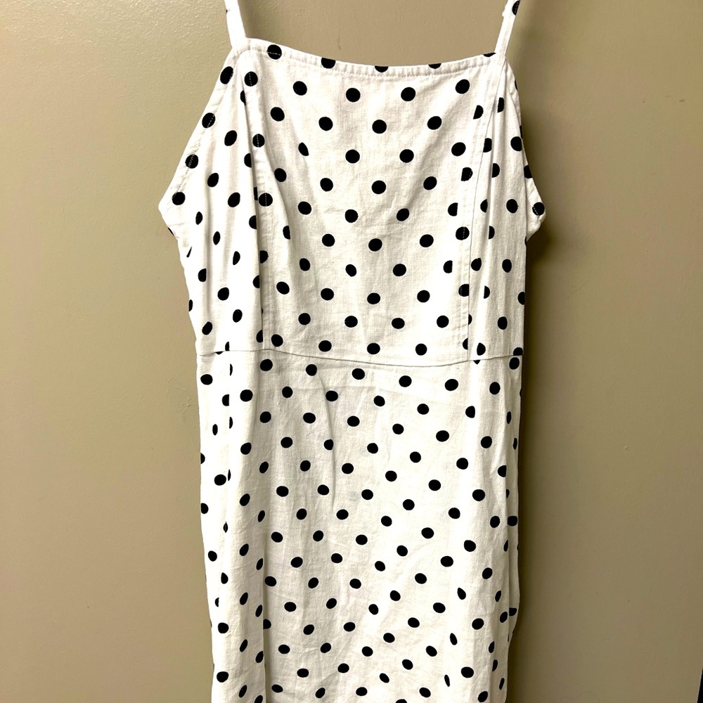 Polka dot mini dress